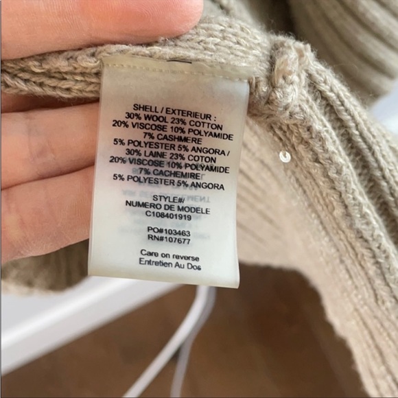 Alice + Olivia Ribbed Knit Waterfall Cardigan in Camel - Picture 4 of 11